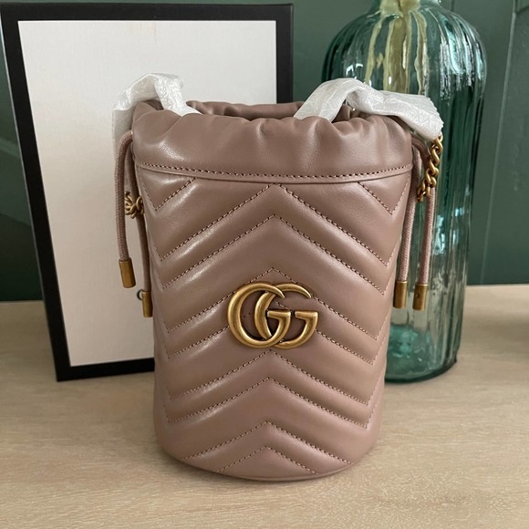 gucci marmont nude bag